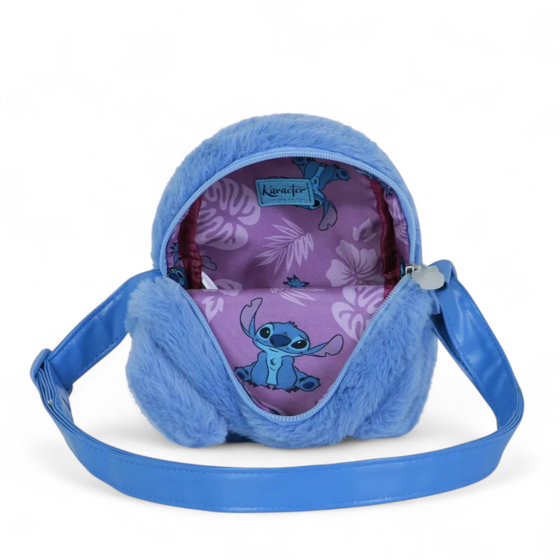 Sac à bandoulière - Carré Plush Stitch Heart - Disney - Karactermania J'M T Crea