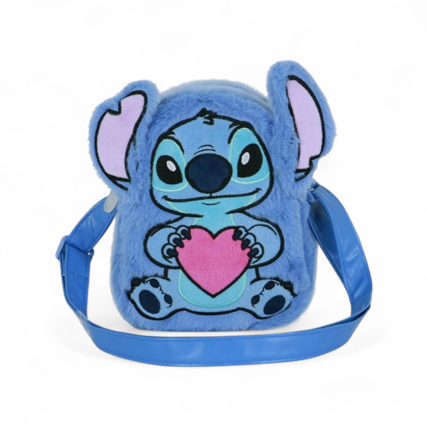 Sac à bandoulière - Carré Plush Stitch Heart - Disney - Karactermania J'M T Crea