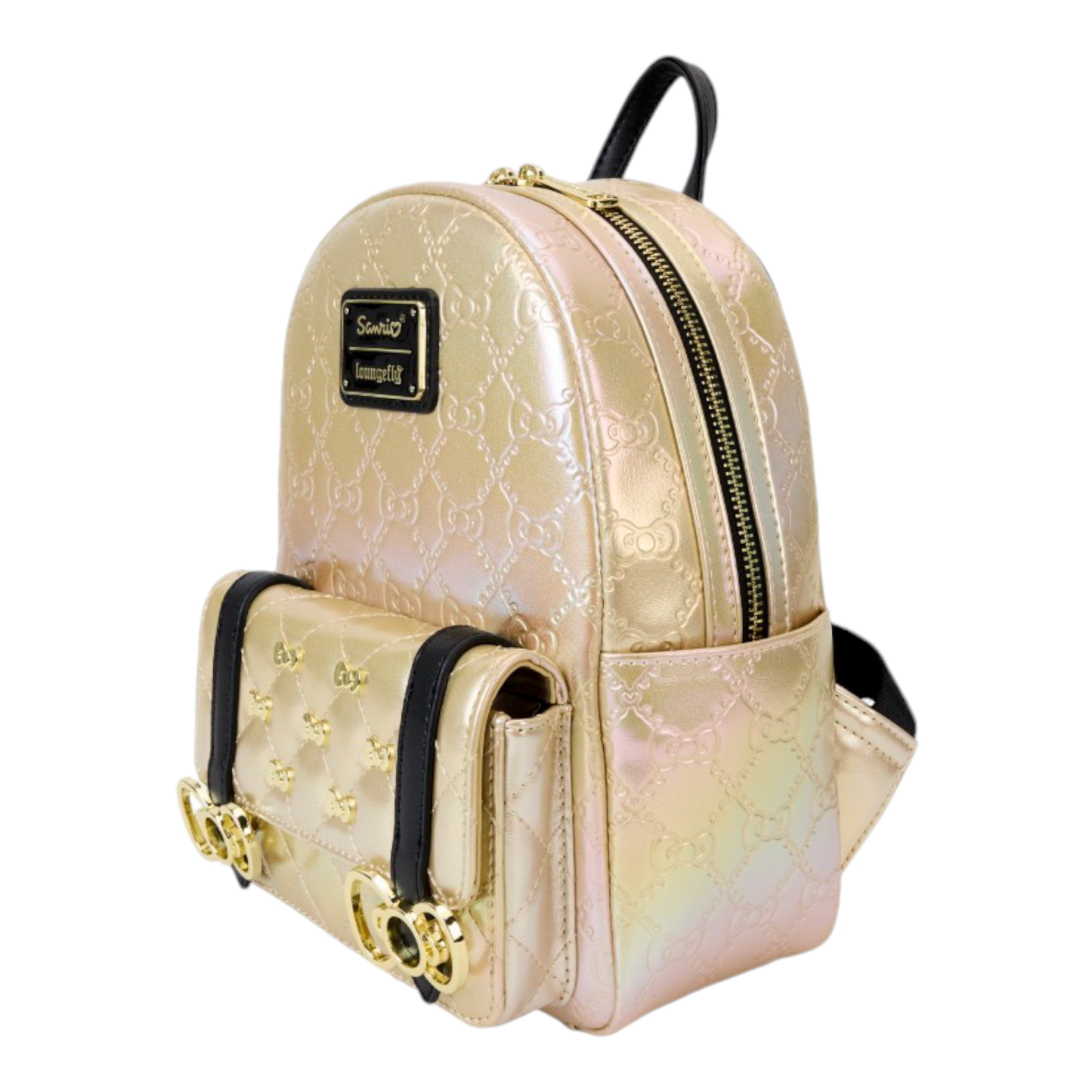 Sac à dos -  50Th Anniv Metallic Gold - Hello Kitty - Loungefly J'M T Créa