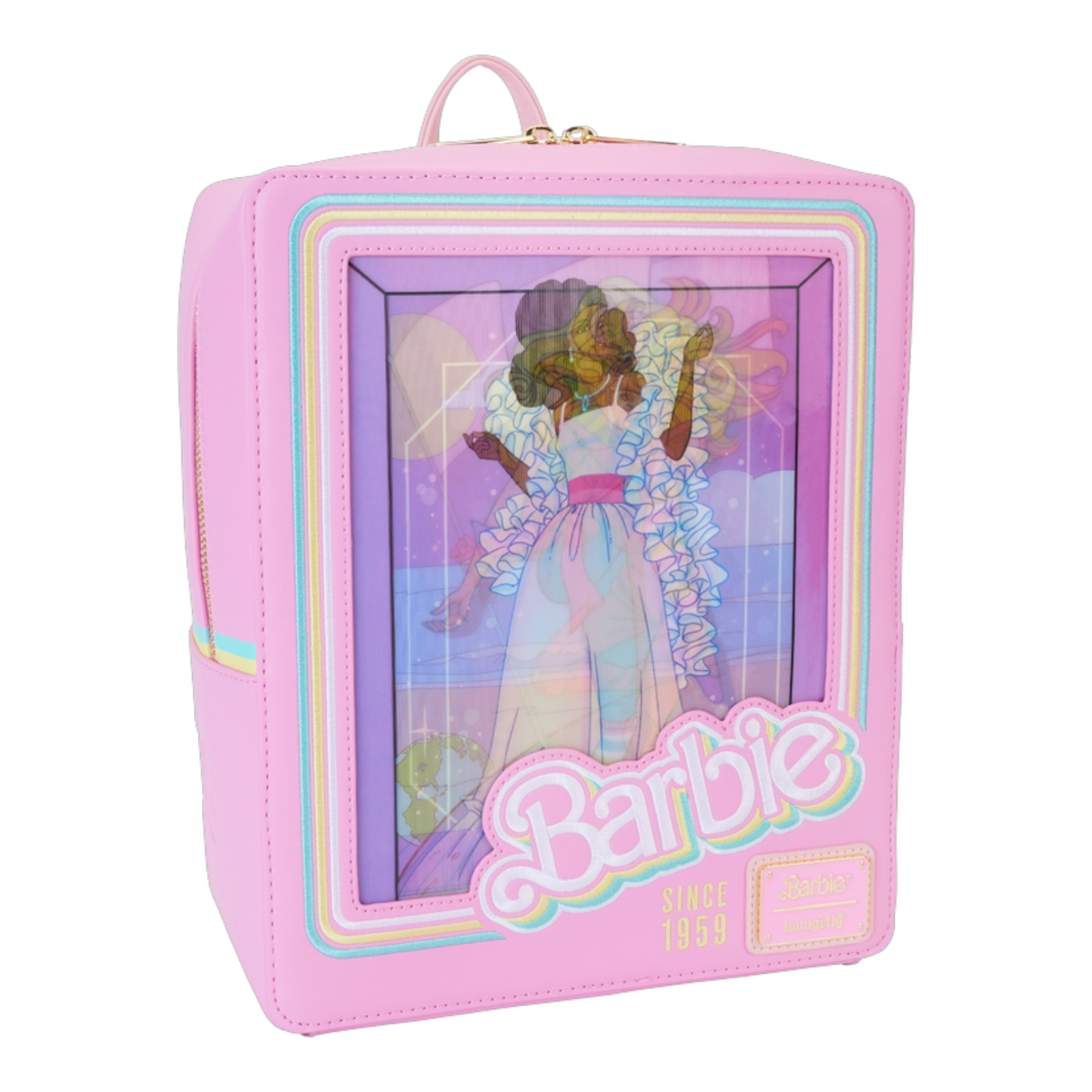 Sac à dos - Box Triple Lenticular - Barbie Doll - Loungefly J'M T Créa