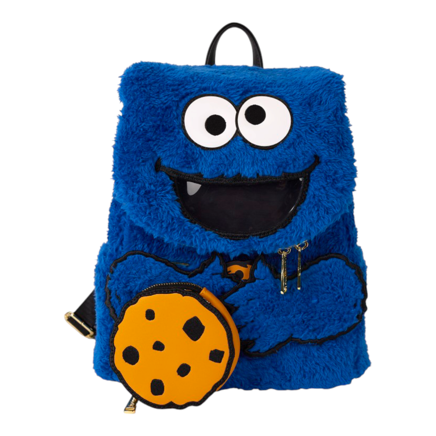 Sac à dos - Cookie Monster Plush - Sesame Street - Loungefly J'M T Créa