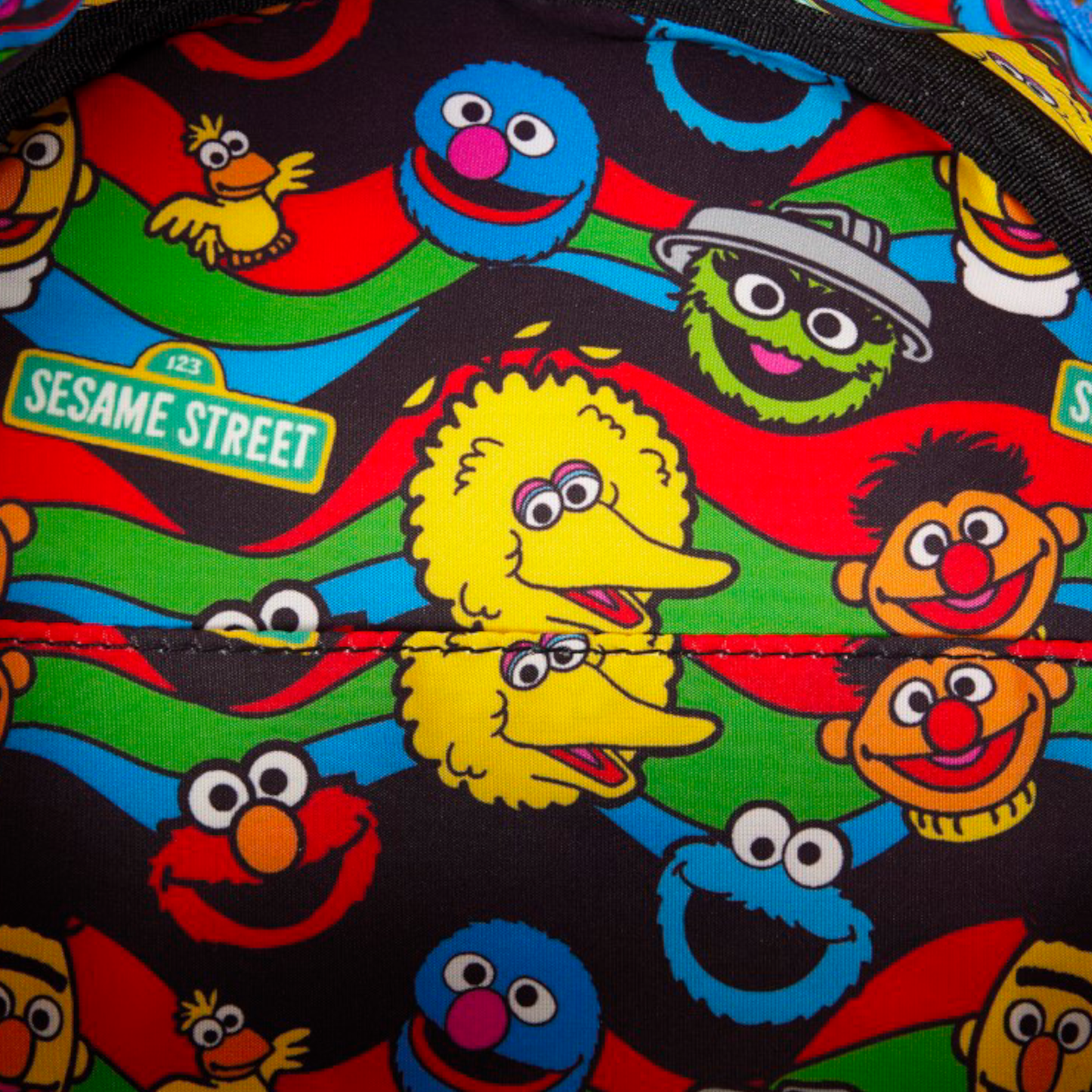 Sac à dos - Cookie Monster Plush - Sesame Street - Loungefly J'M T Créa