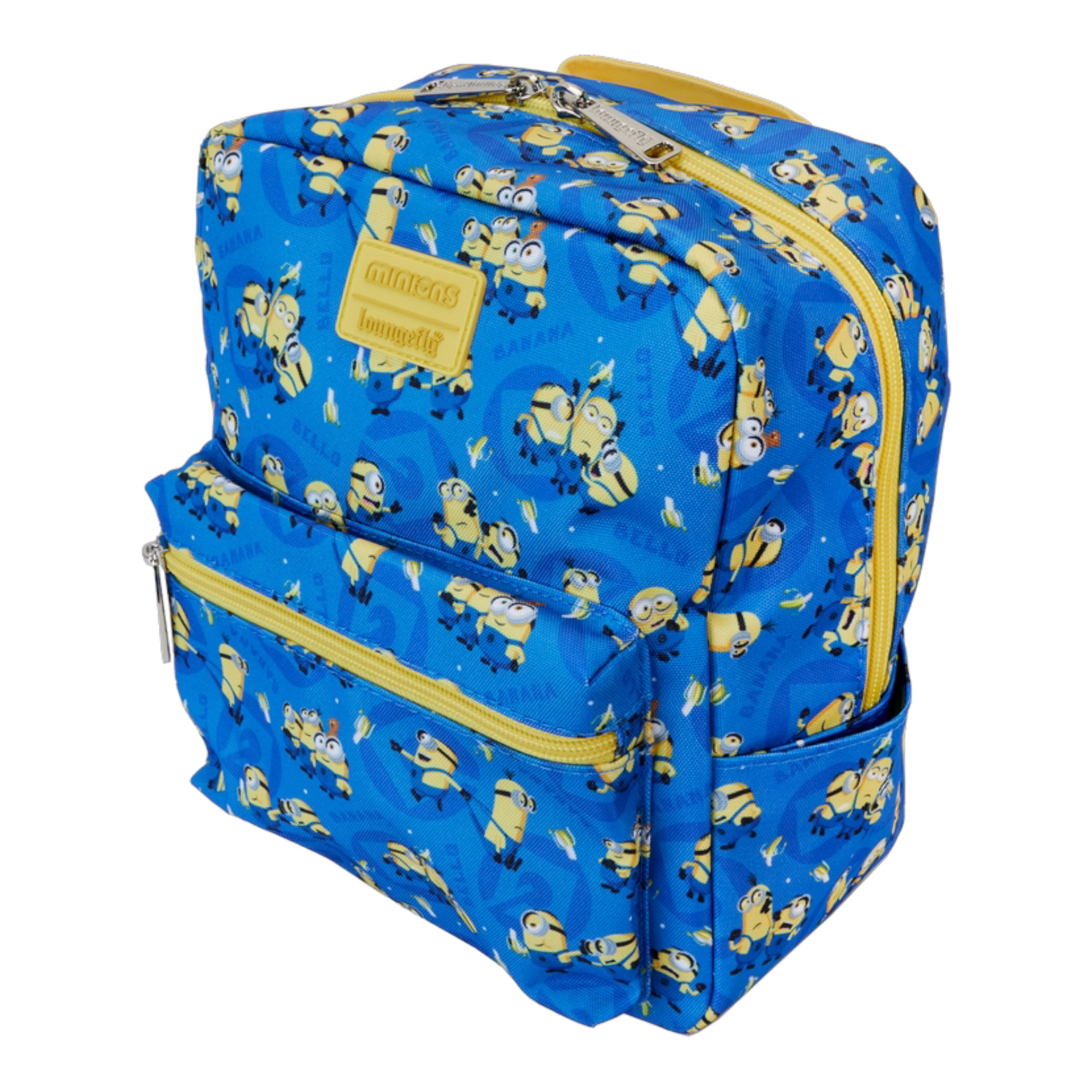 Sac à dos en nylon - Despicable Me Minions All-Over Print Nylon Square - Minions - Loungefly J'M T Créa