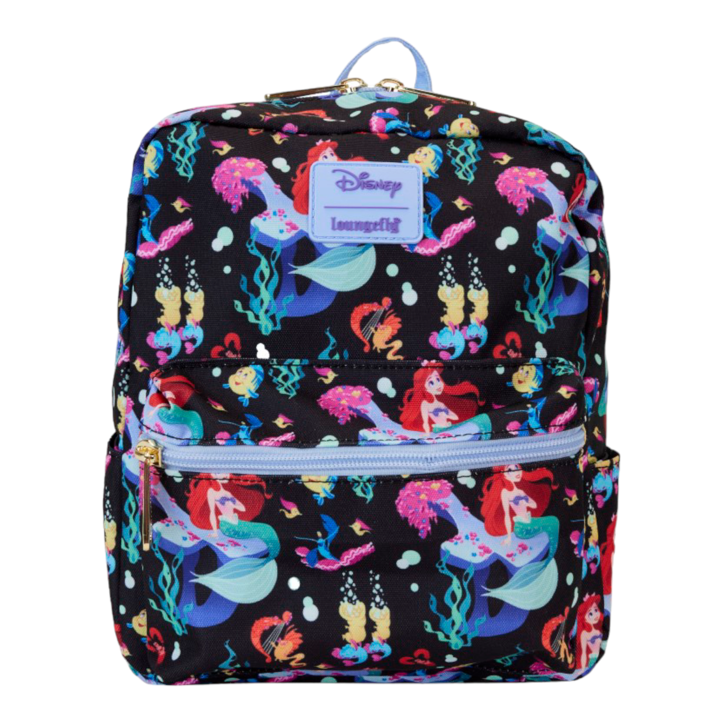 Sac à dos en nylon - La Petite Sirène - Nylon Little Mermaid 35Th Anniv - Disney - Loungefly J'M T Créa