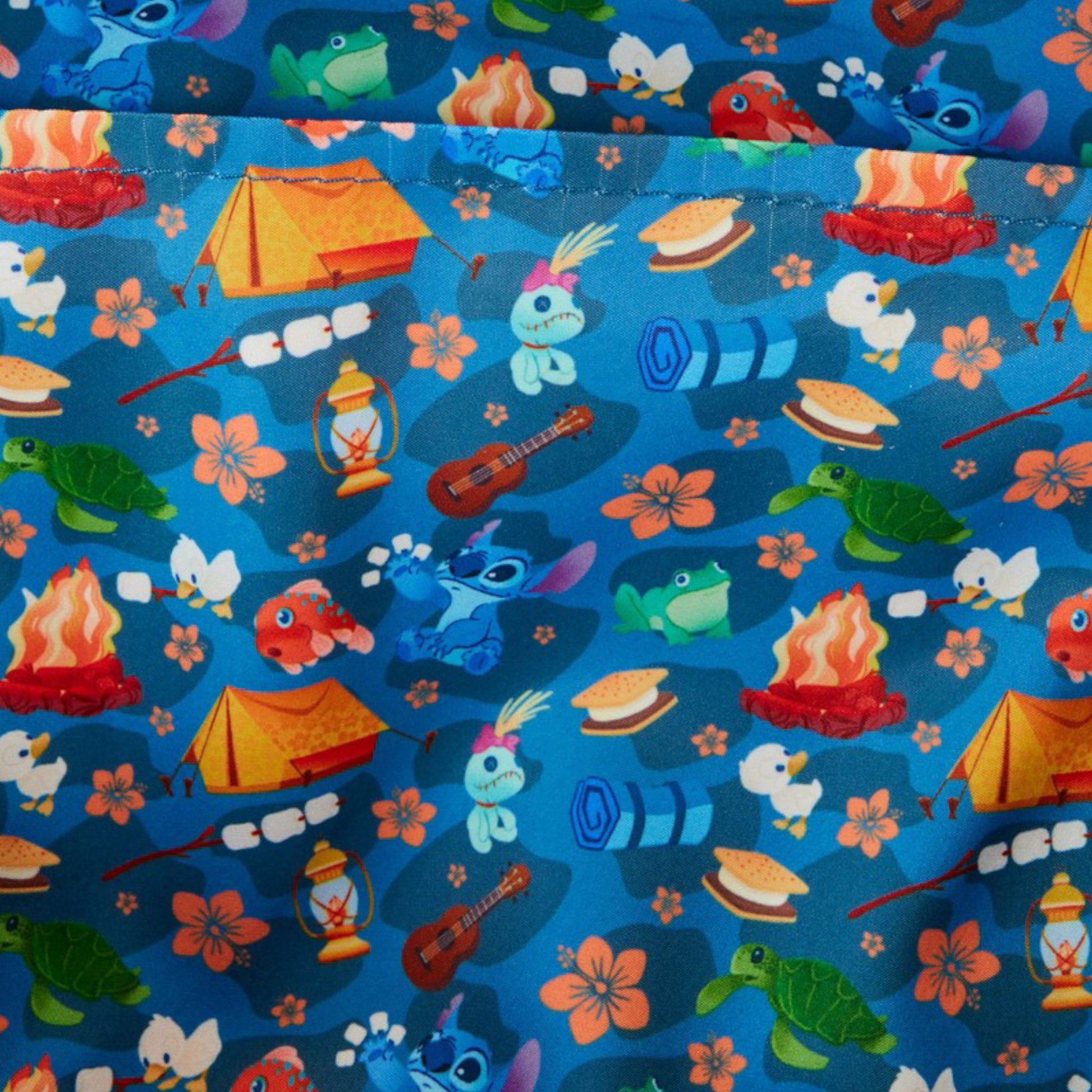 Sac à dos en nylon - Stitch Camping Cuties imprimé sur toute la surface - Disney - Loungefly J'M T Créa