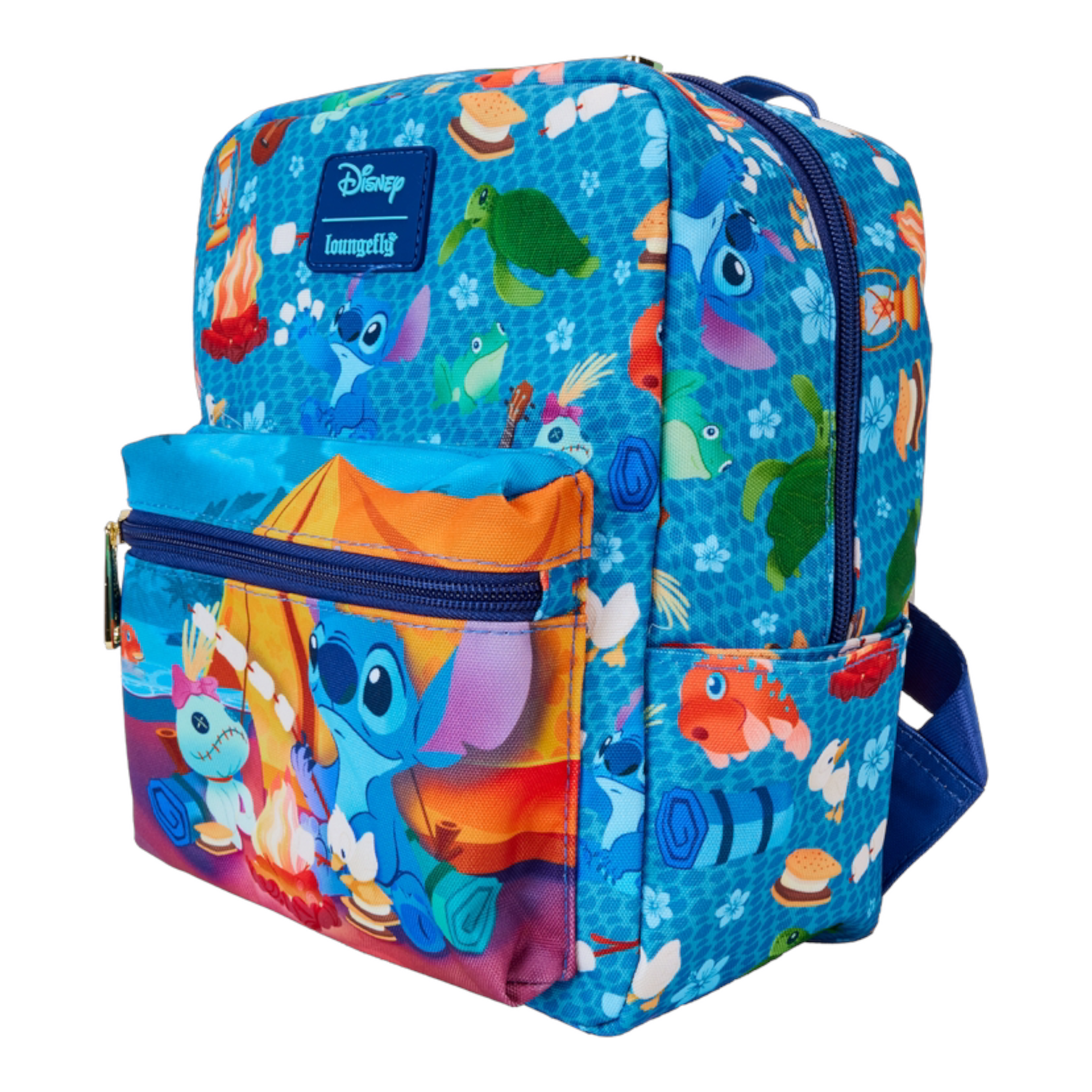 Sac à dos en nylon - Stitch Camping Cuties imprimé sur toute la surface - Disney - Loungefly J'M T Créa