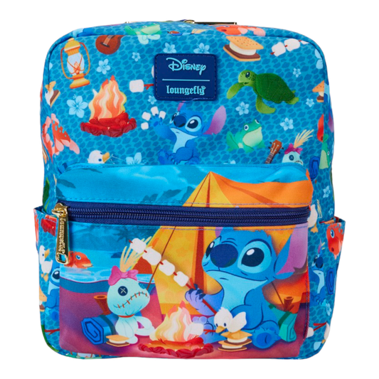 Sac à dos en nylon - Stitch Camping Cuties imprimé sur toute la surface - Disney - Loungefly J'M T Créa