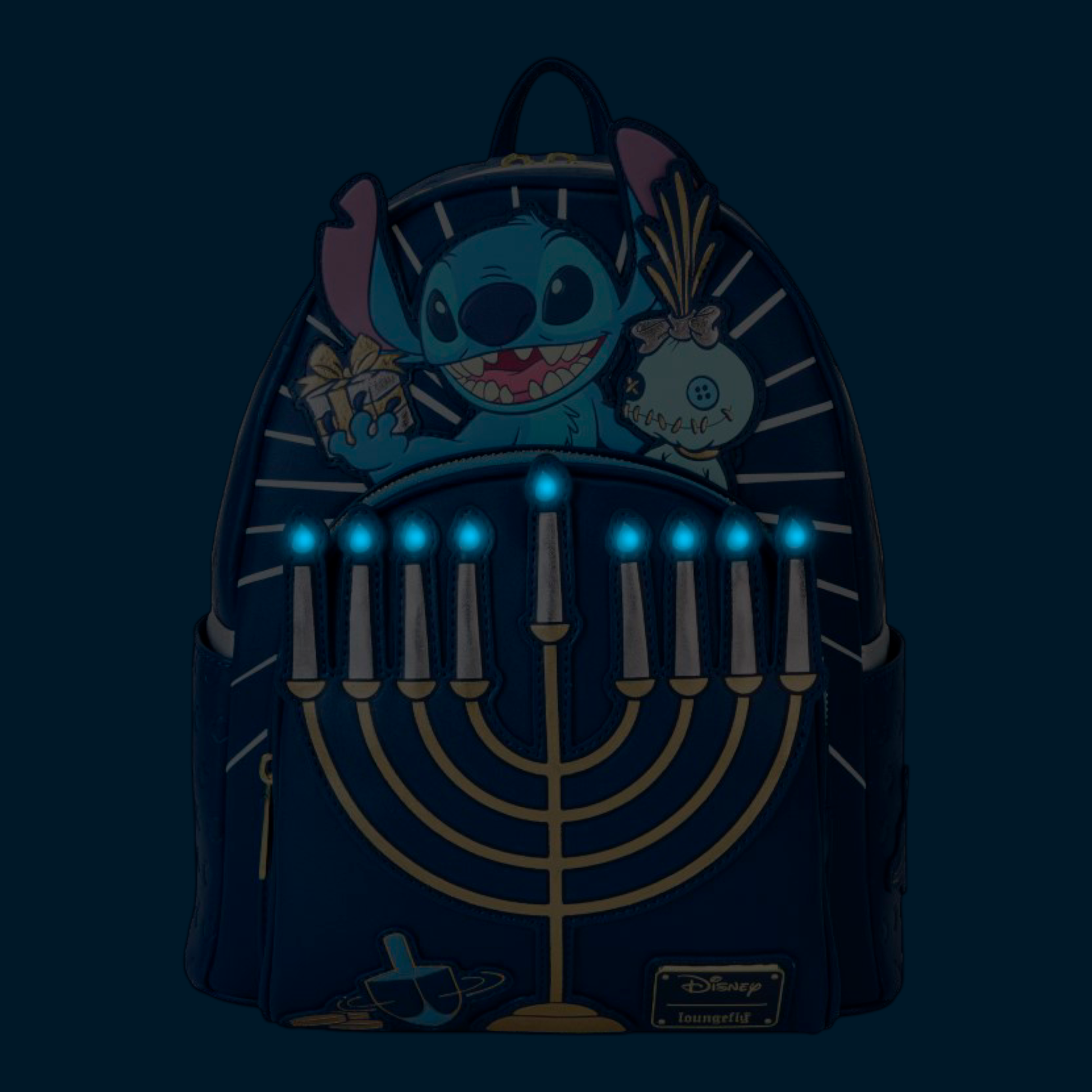 Sac à dos - Lilo & Stitch Light Up Menorah Stitch - Disney - Loungefly J'M T Créa