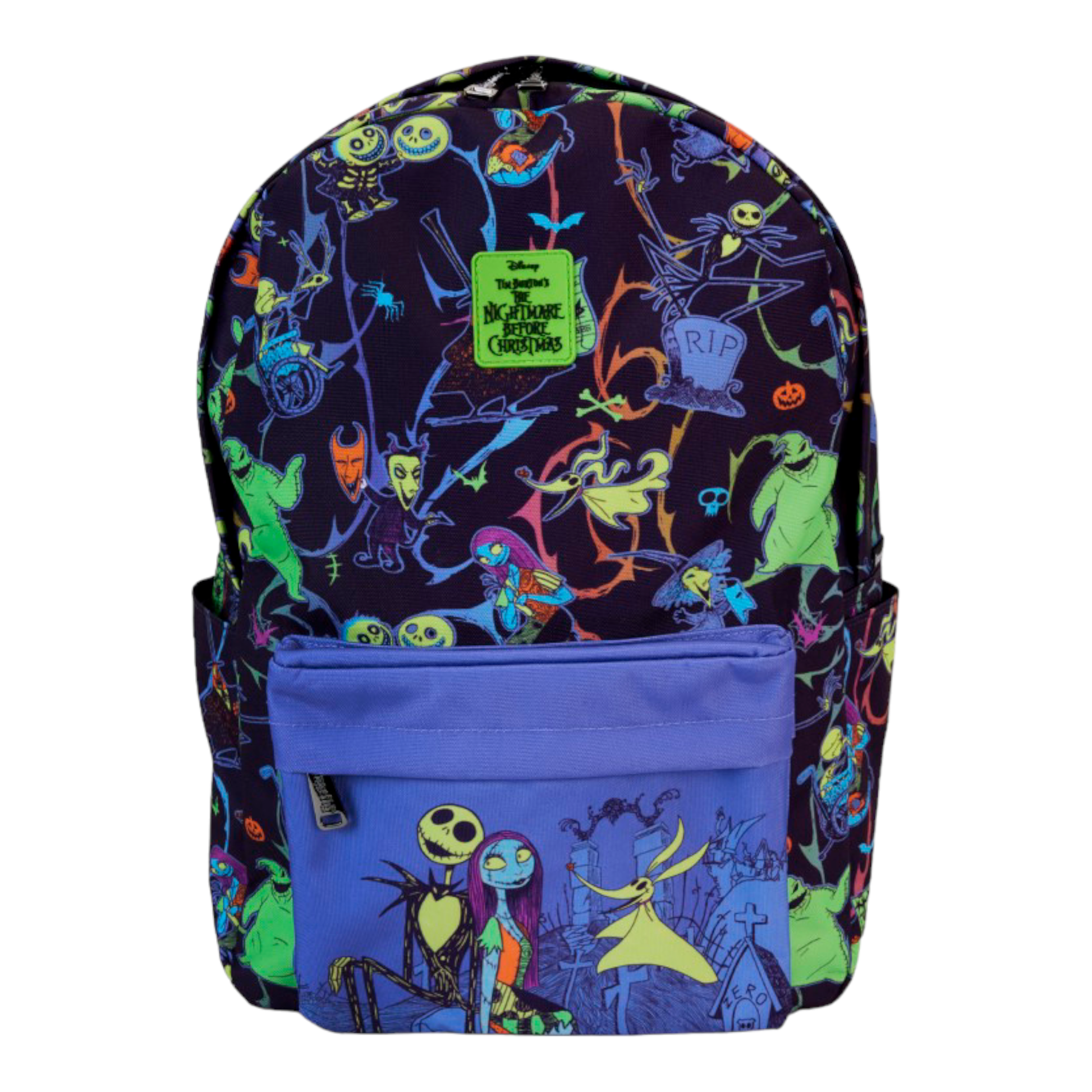 Sac à dos - Nylon Nightmare Before Christmas Neon Glow In The Dark - Disney - Loungefly J'M T Créa