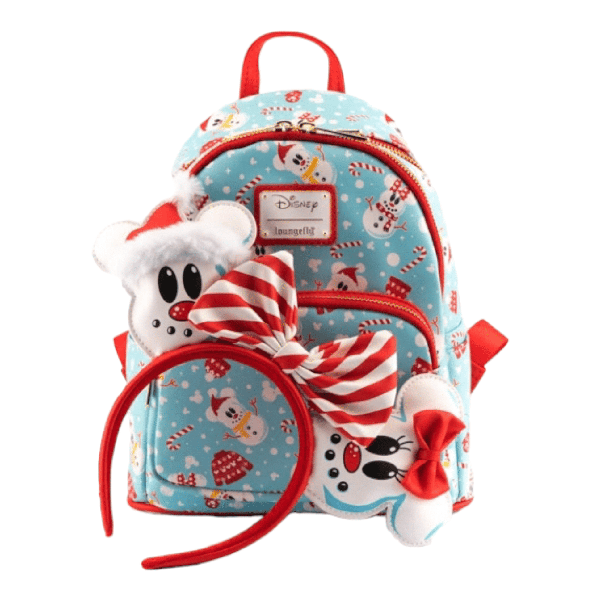 Sac à dos + serre-tête - Mickey Minnie Snowman - Disney - Loungefly J'M T Créa