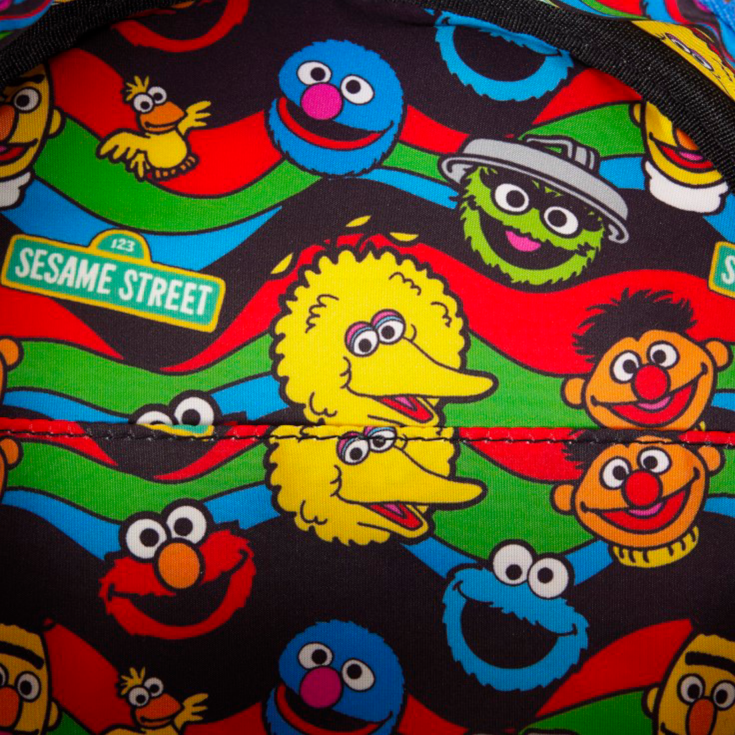 Sac à main - Lenticular Retro Tv - Sesame Street - Loungefly J'M T Créa