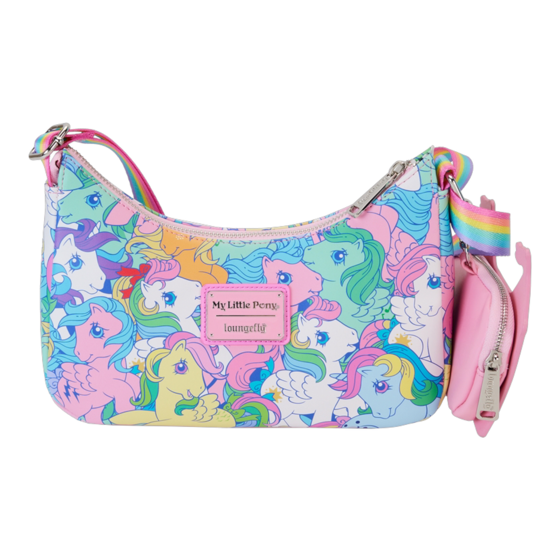 Sac bandoulière et son porte monnaie assorti - My Little Pony - Loungefly J'M T Créa