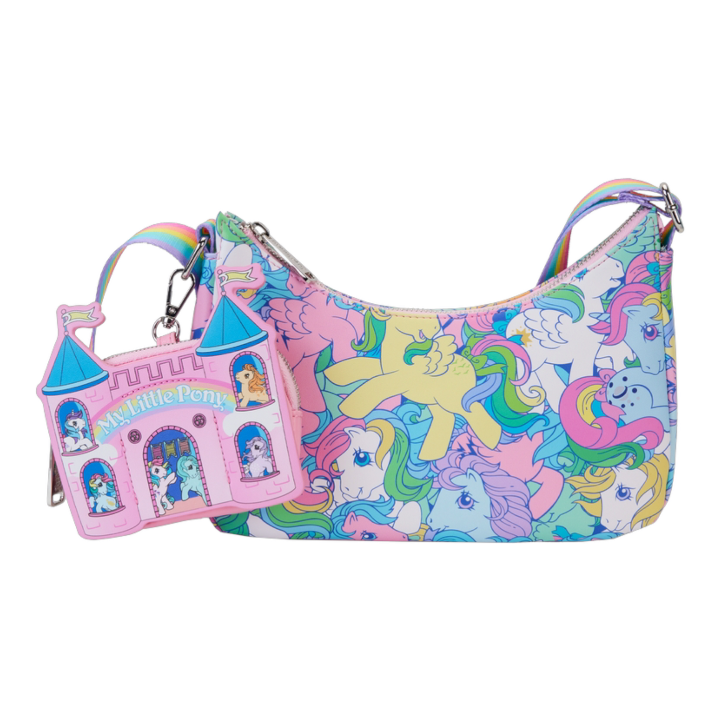 Sac bandoulière et son porte monnaie assorti - My Little Pony - Loungefly J'M T Créa