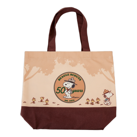 Sac cabas - Fourre-tout en toile - Peanuts 50e anniversaire Snoopy's Beagle Scouts - Peanuts - Loungefly J'M T Créa