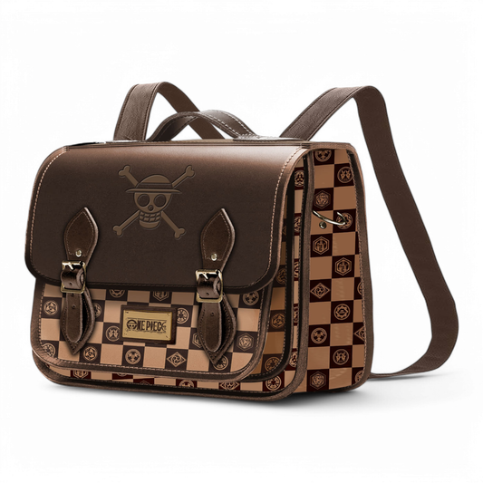 Sac convertible 3 en 1 - Sac à main / Sac à dos / Sac à bandoulière convertible - Satchel One Piece Chess - One Piece - Karactermania J'M T Créa