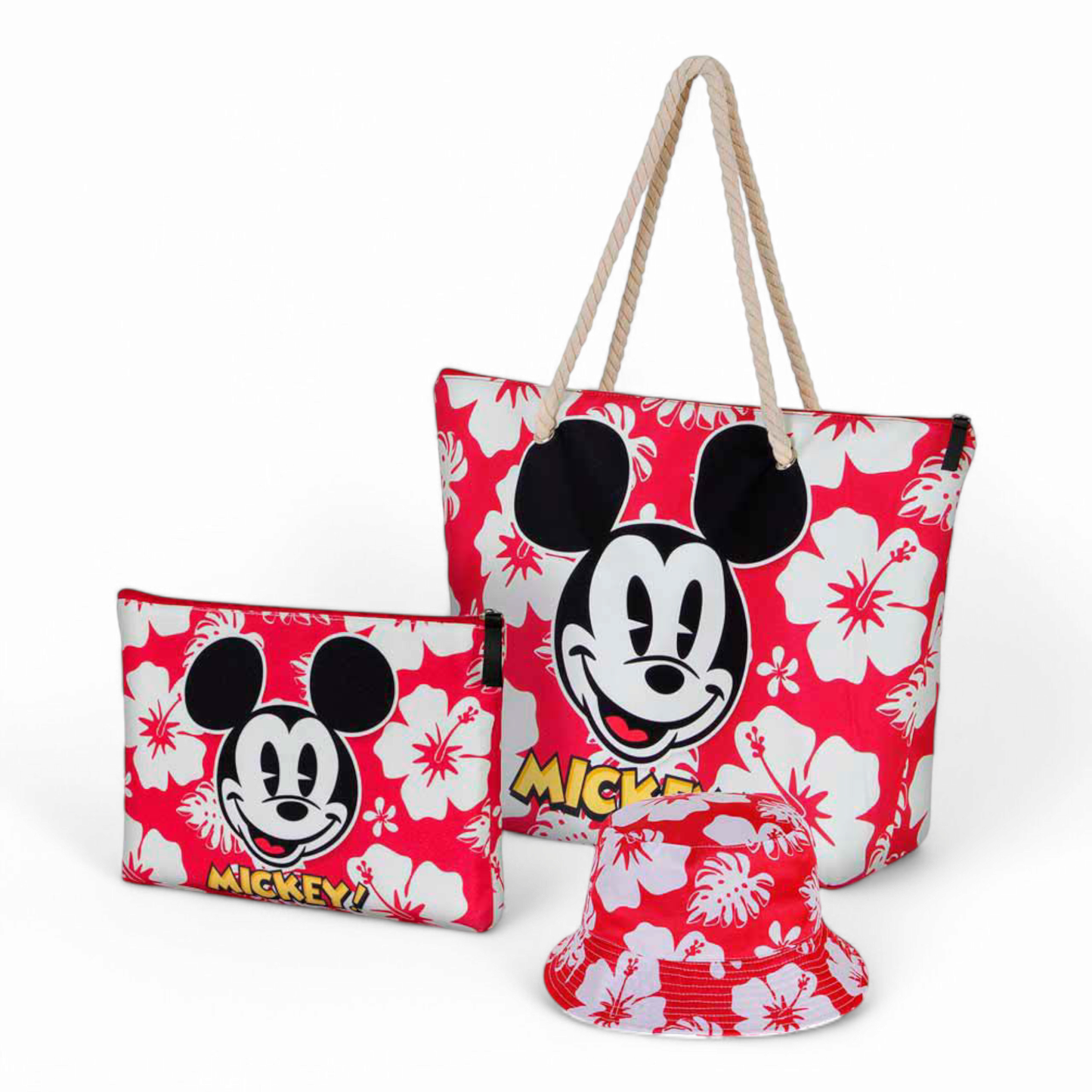 Sac de plage - Soleil Mickey Mouse Hawaii - Disney - Karactermania J'M T Créa
