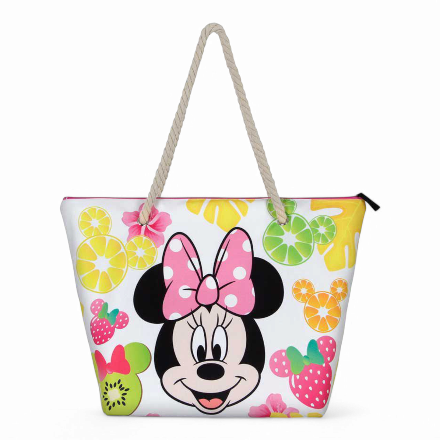 Sac de plage - Soleil Minnie Mouse Fruits - Disney - Karactermania J'M T Créa