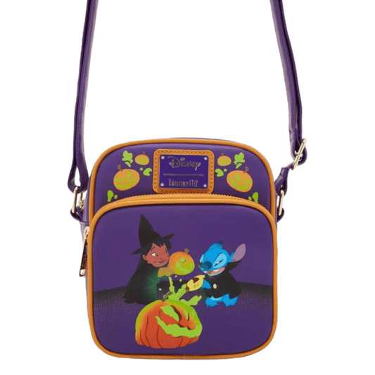 Sacoche - Stitch Jack Lantern Glow Dark - Disney - Loungefly - Exclusivité J'M T Créa