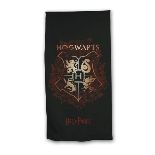 Serviette de plage 100% microfibre - 70x140cm - Harry Potter House - AyMax J'M T Crea