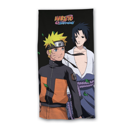 Serviette de plage 100% microfibre - 70x140cm - Naruto Duo - AyMax J'M T Crea