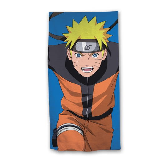 Serviette de plage 100% Polyester - 70x140cm - Naruto - AyMax J'M T Crea
