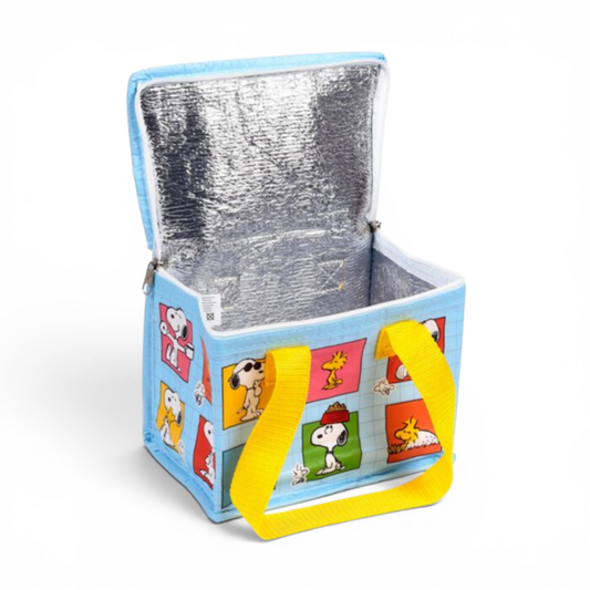 SNOOPY - Sac isotherme RPET - Sac à déjeuner Peanuts Snoopy & Woodstock - Puckator J'M T Créa