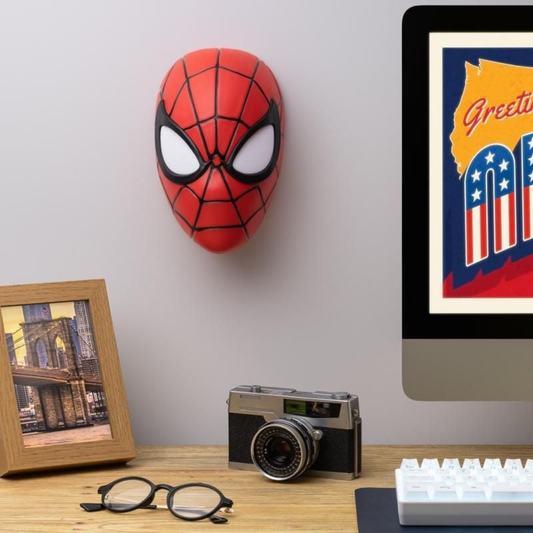 SPIDERMAN - Lampe masque Spiderman 22cm - Marvel - Paladone J'M T Créa