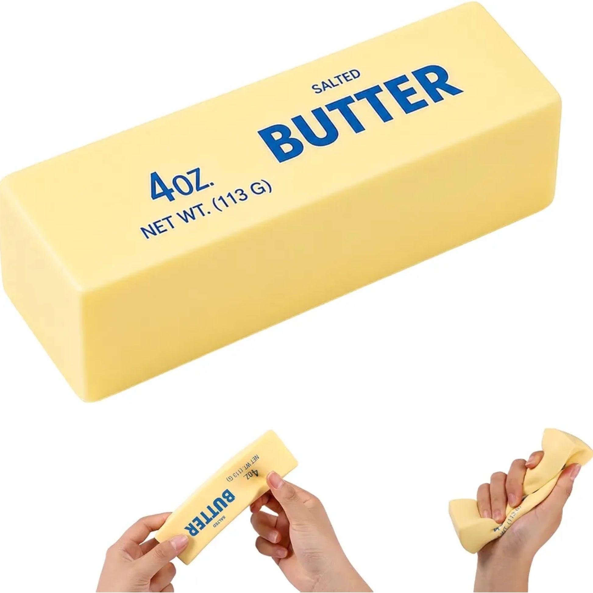 Squishy - Beurre / Butter - Jouet anti stress 14 cm J'M T Créa