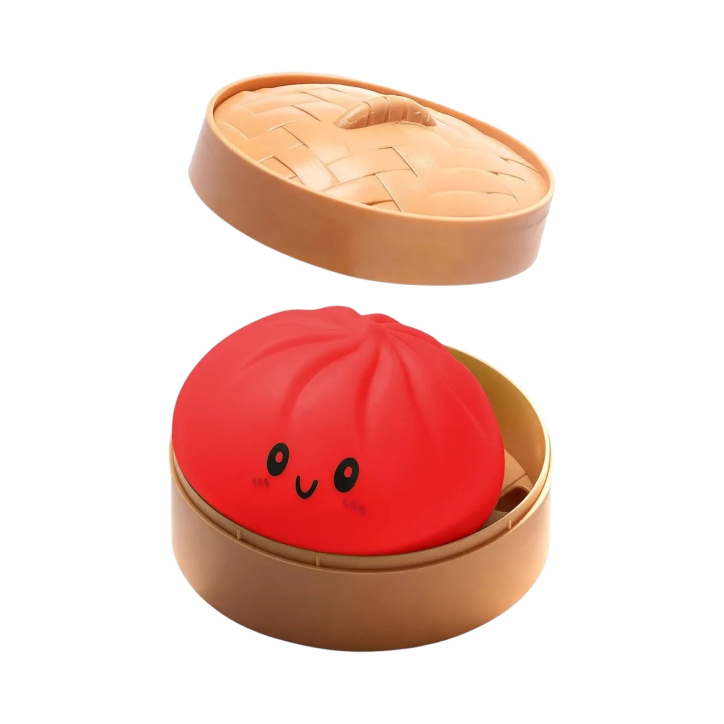 Squishy Dumpling avec panier - Jouet anti stress 8.5 cm - Modèle surprise J'M T Créa