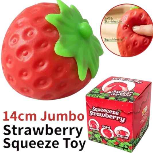 Squishy - Fraise géante - Jouet Anti Stress J'M T Créa