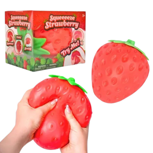 Squishy - Fraise géante - Jouet Anti Stress J'M T Créa