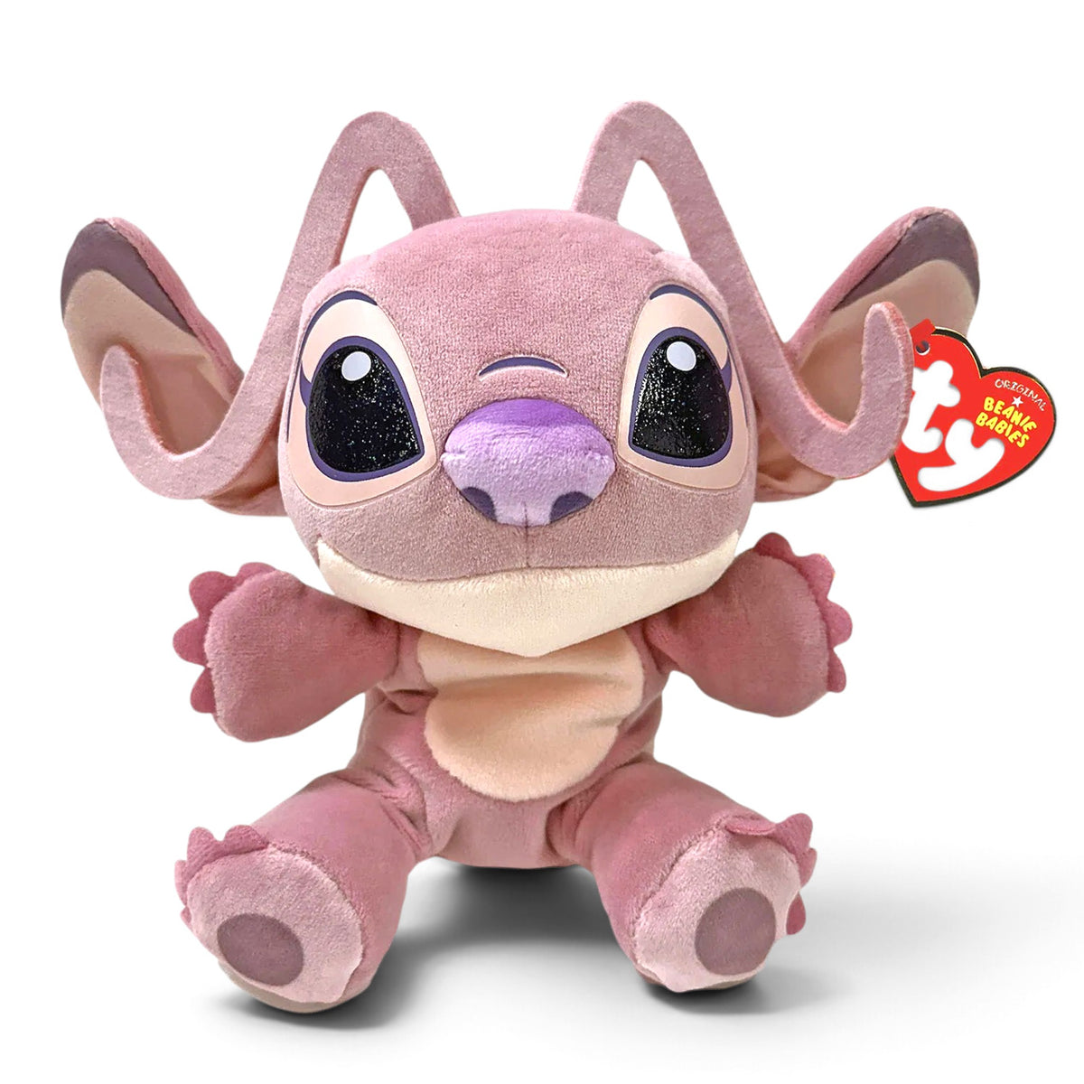 STITCH - Peluche souple Angel 15cm - TY J'M T Créa
