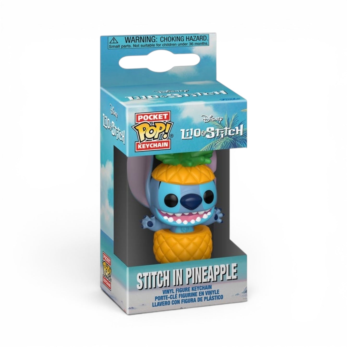 STITCH - Pocket Pop Keychain - Stitch dans un ananas - Funko J'M T Créa