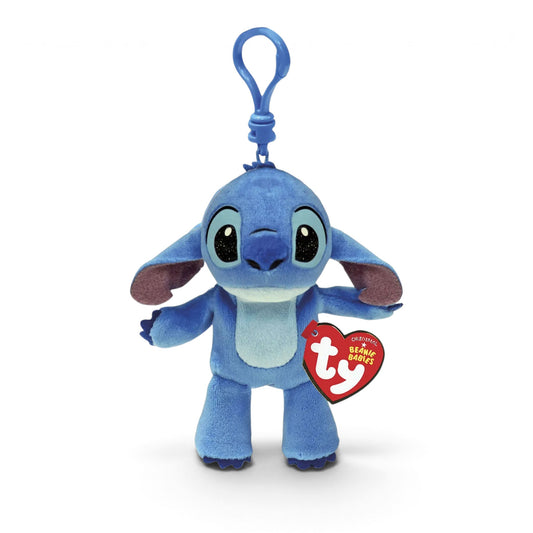 STITCH - Porte-clés Stitch - Peluche clip 9cm - TY J'M T Créa