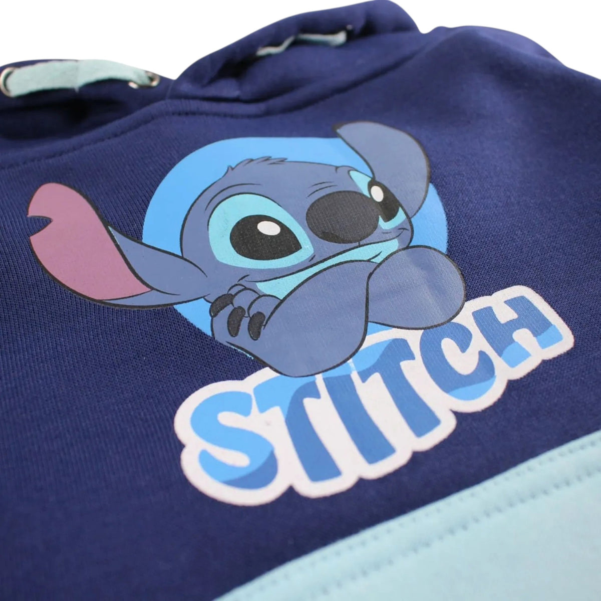 STITCH - Sweat à capuche bleu Stitch Disney J'M T Créa