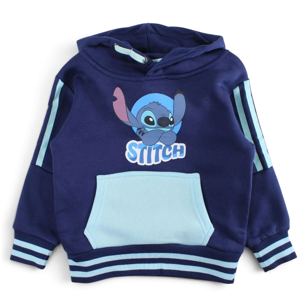 STITCH - Sweat à capuche bleu Stitch Disney J'M T Créa