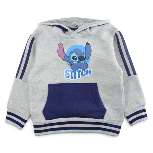 STITCH - Sweat à capuche garçon gris Stitch Disney J'M T Créa