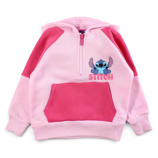 STITCH - Sweat à capuche rose Stitch Disney J'M T Créa