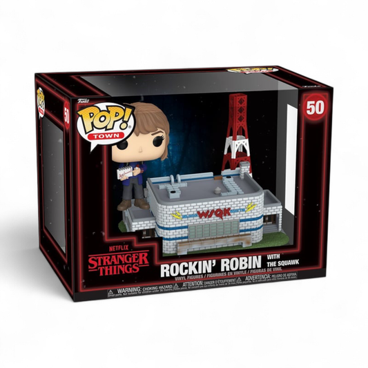 Stranger Things S5 - POP Town N°50 - Rockin's Robin with the squawk - Funko J'M T Créa