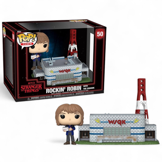 Stranger Things S5 - POP Town N°50 - Rockin's Robin with the squawk - Funko J'M T Créa