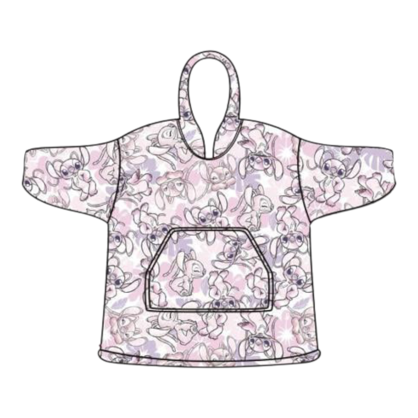 Sweat Poncho - Angel - Lilo et Stitch - Disney J'M T Crea