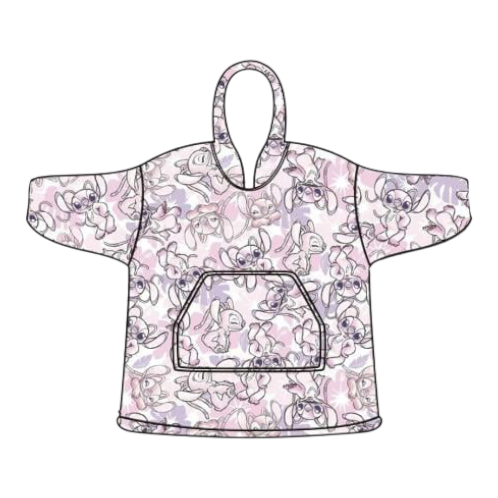 Sweat Poncho - Angel - Lilo et Stitch - Disney J'M T Crea