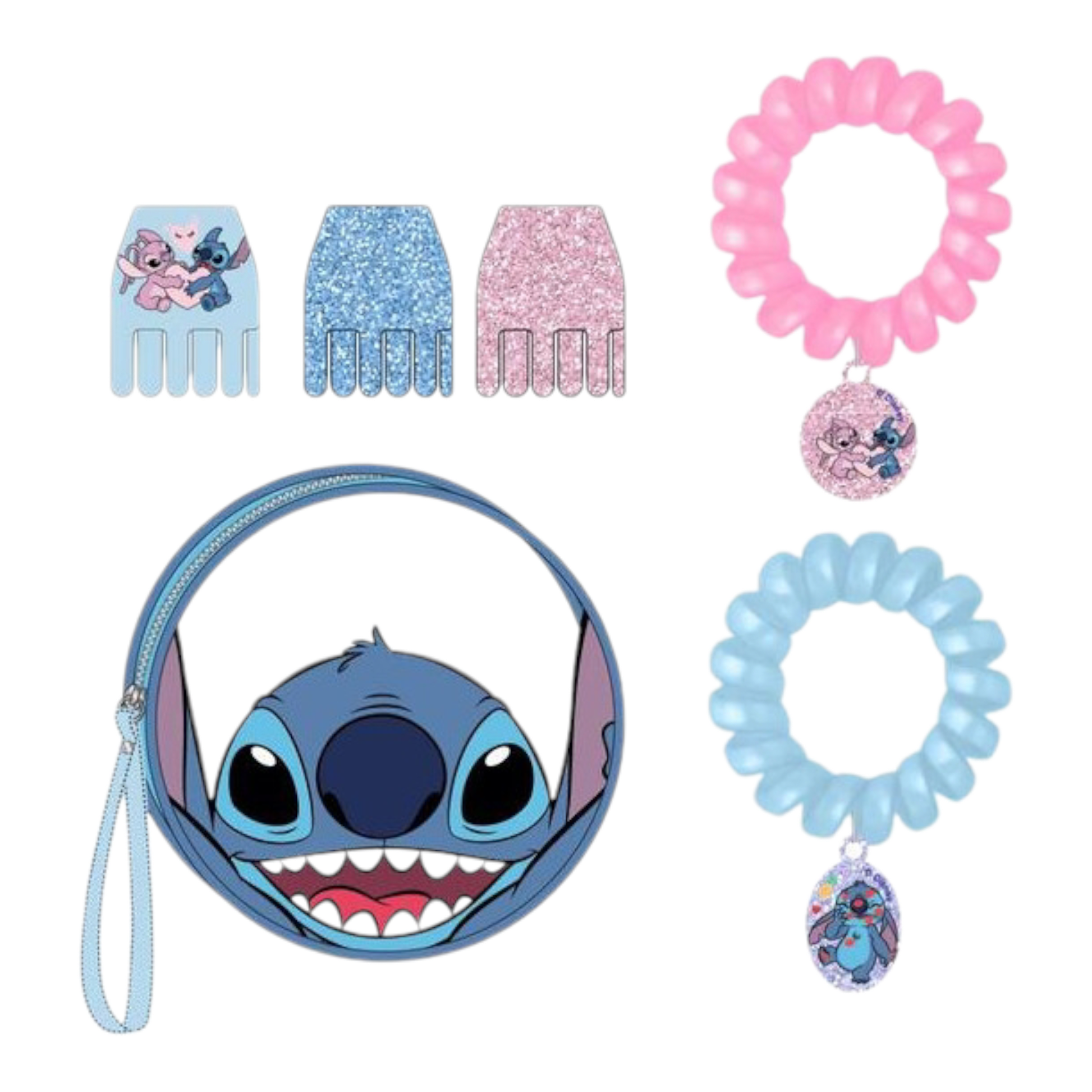 Trousse accessoires pour cheveux - Peignes / Élastiques - Stitch - Disney - Cerdá Life's Little Moments J'M T Créa