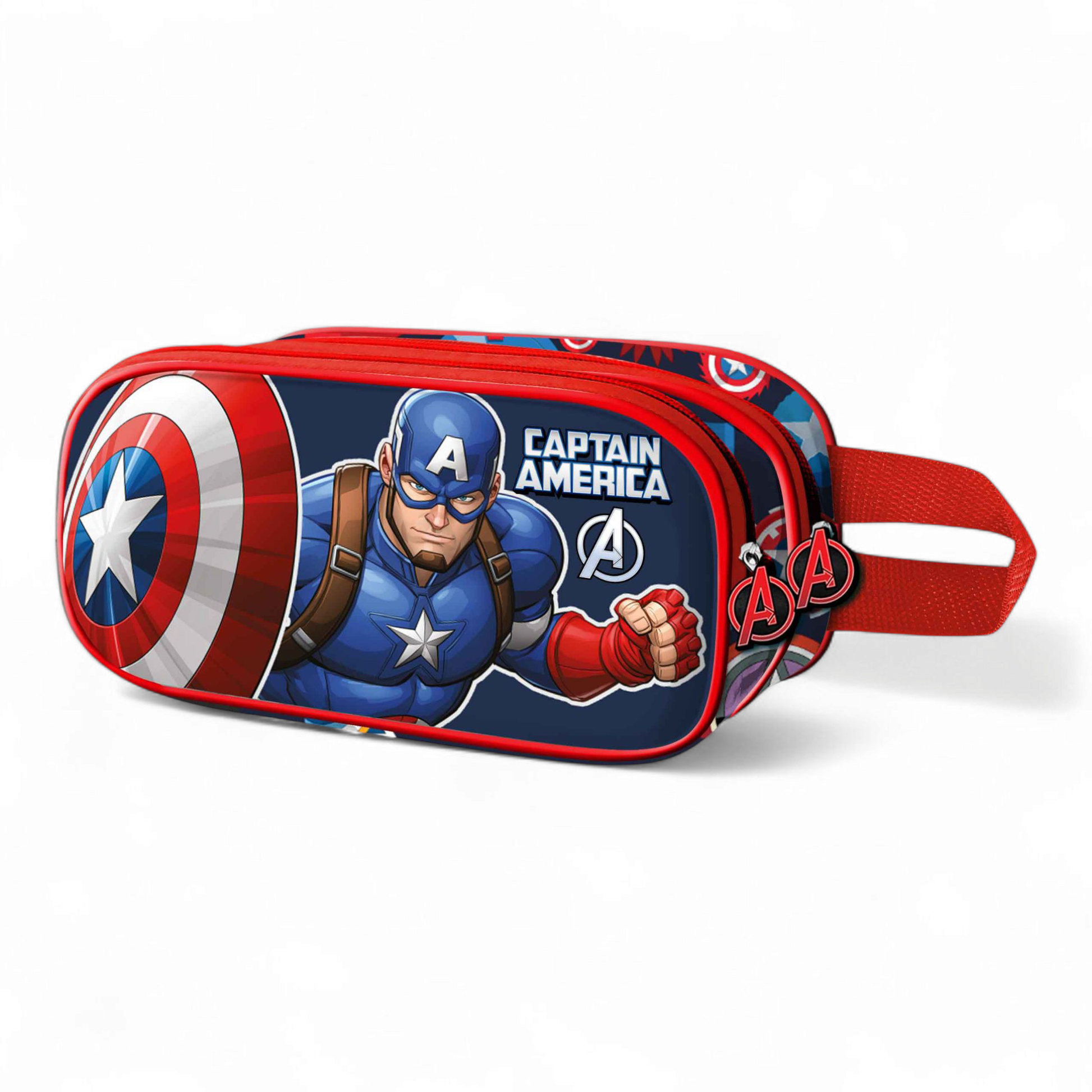 Trousse double - 3D Captain America Patriot - Marvel - Karactermania J'M T Créa