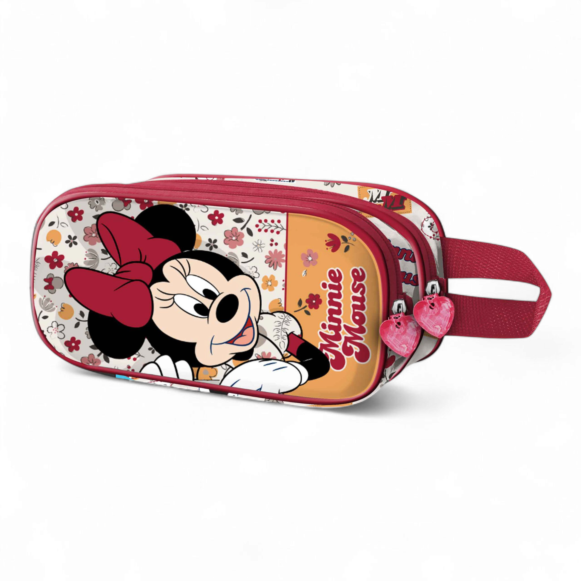 Trousse double - 3D Minnie Mouse Flowered - Disney - Karactermania J'M T Créa