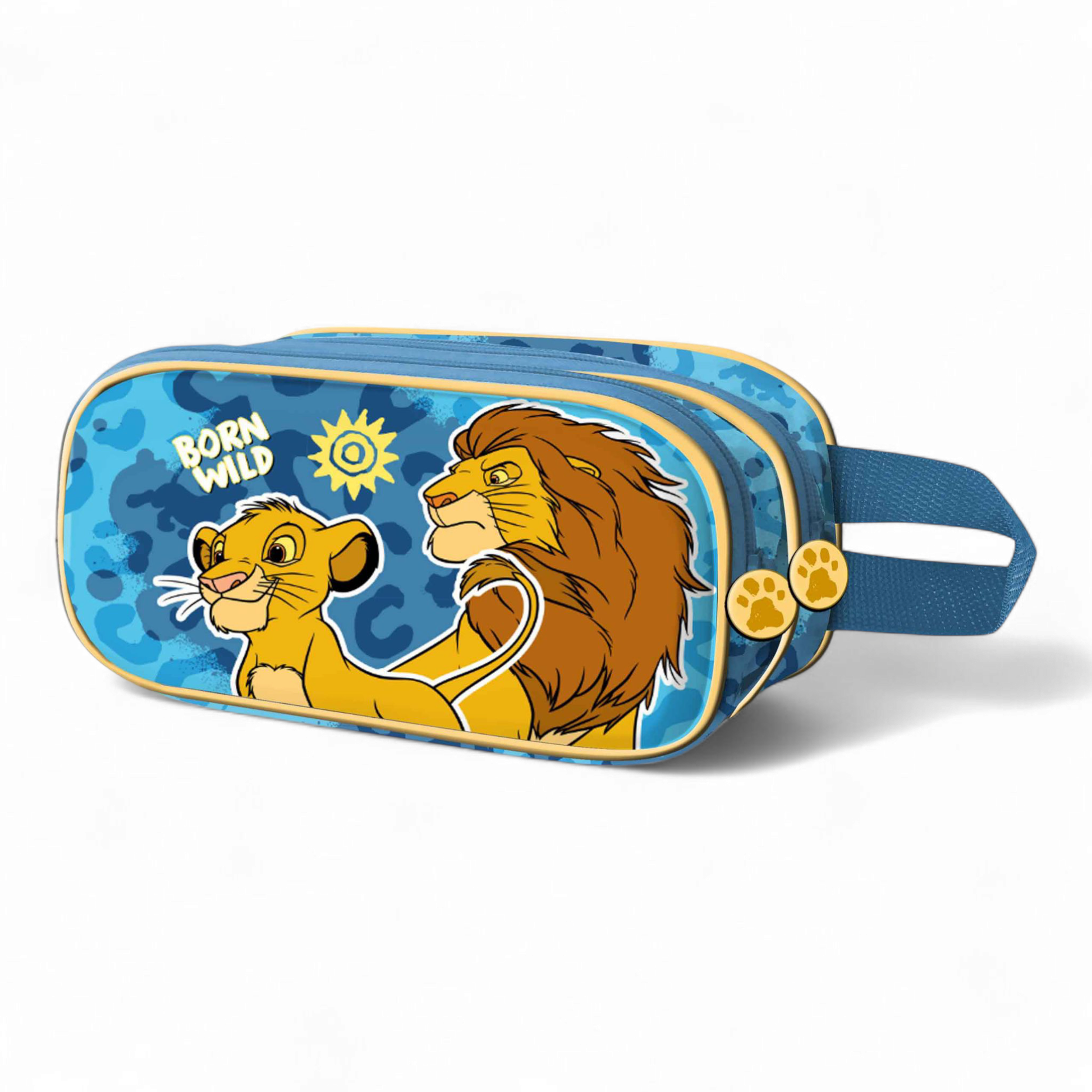 Trousse double - 3D Roi Lion Wild - Disney - Karactermania J'M T Créa