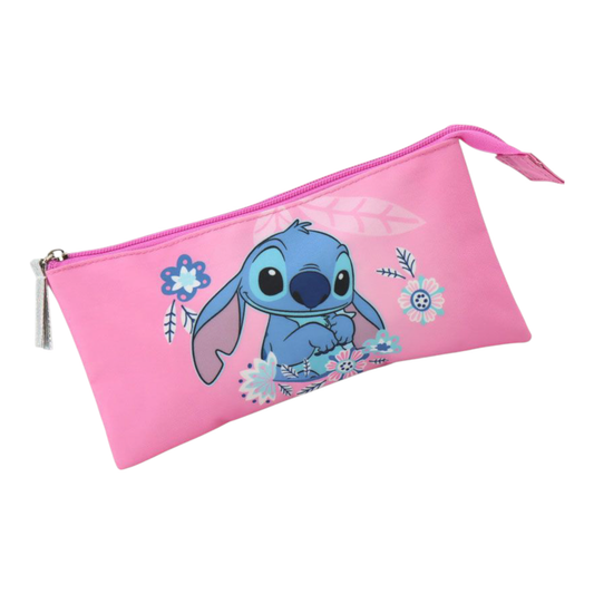 Trousse plate - Stitch Pink Dreams - Disney - Jacob Company J'M T Créa