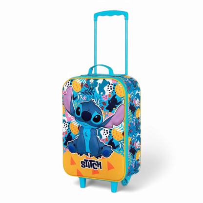 Valise Trolley - Soft 3D Lilo Et Stitch Colors - Disney - Karactermania J'M T Créa
